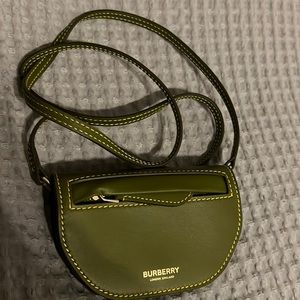 Burberry Green Olympia Micro Crossbody Bag